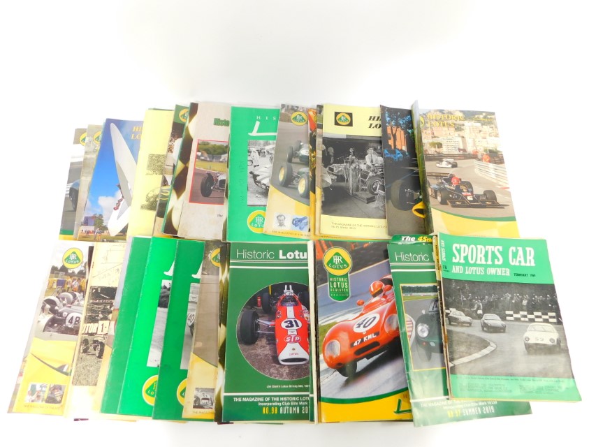 Historic Lotus, The Magazine of The Historic Lotus Register Ltd. 1990's to 2019, together with