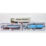 Corgi die cast 1:50 scale advertising lorries, Limited Edition DAF 105 fridge trailer, Scania fuel