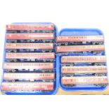 Hornby and Tri-Ang OO-gauge coaches LMS 5644, LMS 3311111, LMS 2643, etc., (12)