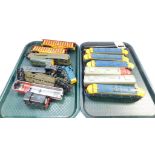 Tri-ang Railways OO-gauge trains, yellow and blue TR, various others, 4008, part bits, rolling