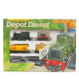 A Hornby Depot Diesel OO-gauge train set, with Class 06 Diesel Shunter D2428, rolling stock,