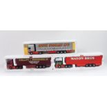 Corgi boxed die cast 1:50 scale advertising lorries, Mason Bros., Phillips of Seahouses Ltd and 25th