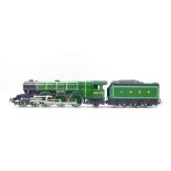 A Hornby OO-gauge locomotive and tender 'Royal Lancer', A1 Peppercorn Class, LNER green livery, 4-