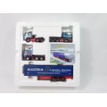 A Corgi die cast 1:50 scale Malcolm Logistics set, boxed.