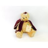 A Hermann Celebration Queen Mary II limited edition plush jointed teddy bear, number 221/950,