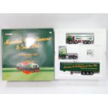 A Corgi 1:50 scale Moreton C Cullimire & Son Dickensian Tale two piece lorry set, CC99154, boxed.