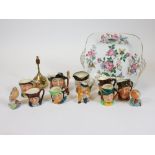 Various character jugs, Royal Doulton and others, to include Old Charley, 5cm high, a Royal
