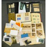 Various stamps, philately and ephemera, a Payne registered letterhead with Victorian stamp,