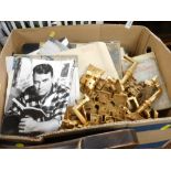 Various books, ephemera, postcards, Brian Blessed photographic print 26cm x 21cm, an album of