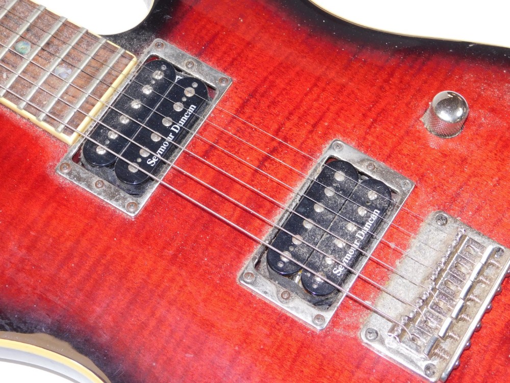 A Fender FMT Telecaster, in black cherryburst finish having set neck with twin Seymour Duncan - Image 4 of 7