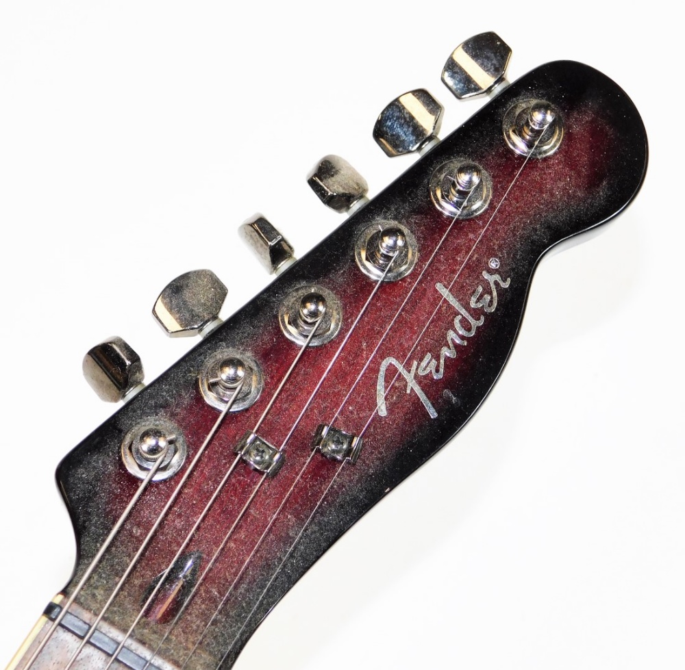 A Fender FMT Telecaster, in black cherryburst finish having set neck with twin Seymour Duncan - Image 5 of 7