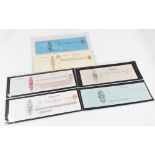 Various 19thC blank cheques, The Royal Bank of Scotland Edinburgh, Aberdeen, other provincial,