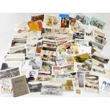 Various postcards, black and white scenery, etc. continental scenes, etc. later printed cards, a