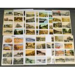 Various postcards, early 20thC black and white coloured scenes, etc., various hotels, The Carlton