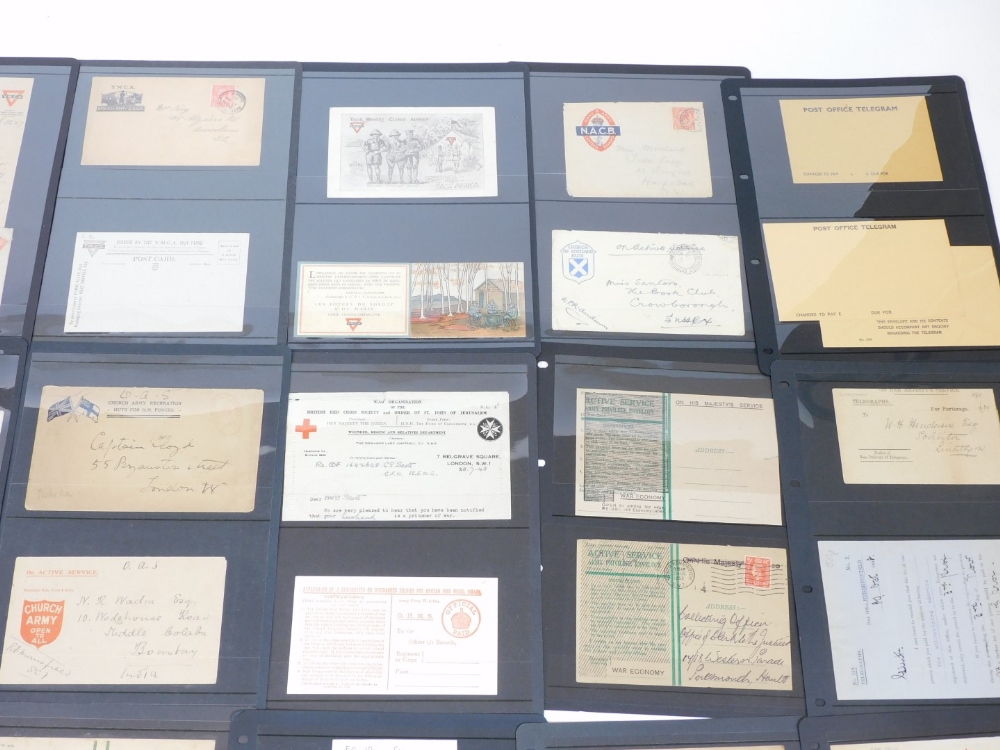 Various war related YMCA letterheads, envelopes, related headed paper, etc., one dated February 18th - Image 3 of 5
