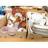 Household china and effects, part dinner services to include TC dinner plates 27cm diameter,