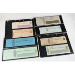 Various 19thC and other blank cheques, Dublin David La Touche & Company marked 1995, other early