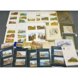 Various postcards with related ephemera, etc., Famous Farmhouse Recipes Book, Quinton (AR) The