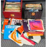Various records, 45rpm, Plastic Ono Band Remember Love, Robin Gibb Mother and Jack, various other
