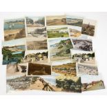 Various postcards, early 20thC and other, coastal towns, etc., Clarenc Esplanade Southsea, other