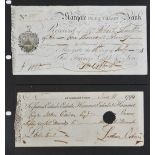 An 18thC handwritten and printed cheque, Isle of Thanet Bank for Francis Cobb & Son for