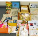 Various brochures, ephemera, etc. various subjects, to include various car brochures etc. Keep