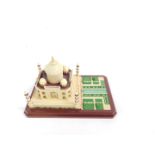 A Lennox sculpture of The Taj Mahal, Great Castles of The World, c1995, boxed, 18cm H, 30cm D, 20.