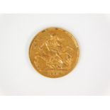 A Queen Victoria gold sovereign 1891, 8.0g.