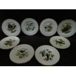 A set of eight Coalport porcelain British Birds limited edition plates, comprising The