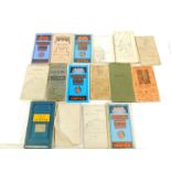 Vintage cloth backed Ordnance Survey Maps, a Dunlop Touring Map and Gall & Fughi Tourists Map of