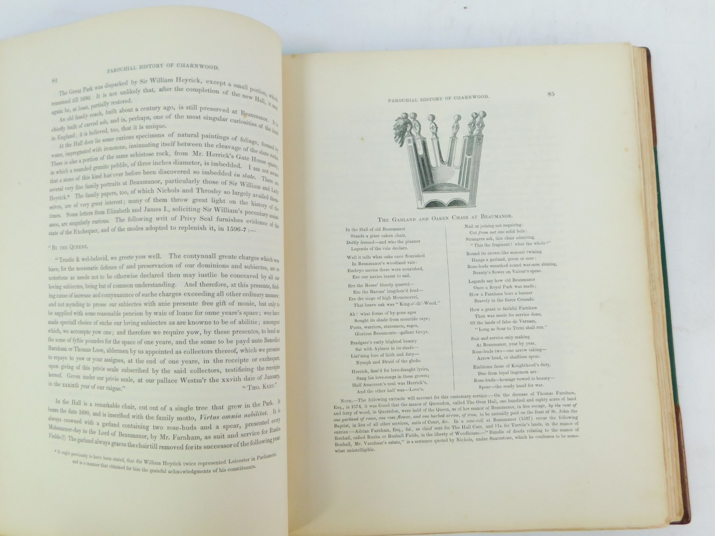 Potter (T R). The History and Antiquities of Charnwood Forest, with illustrations, published by - Image 6 of 6