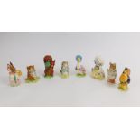 Eight Beswick Beatrix Potter figures, comprising Tailor of Gloucester, Timmy Willie from Johnny Town