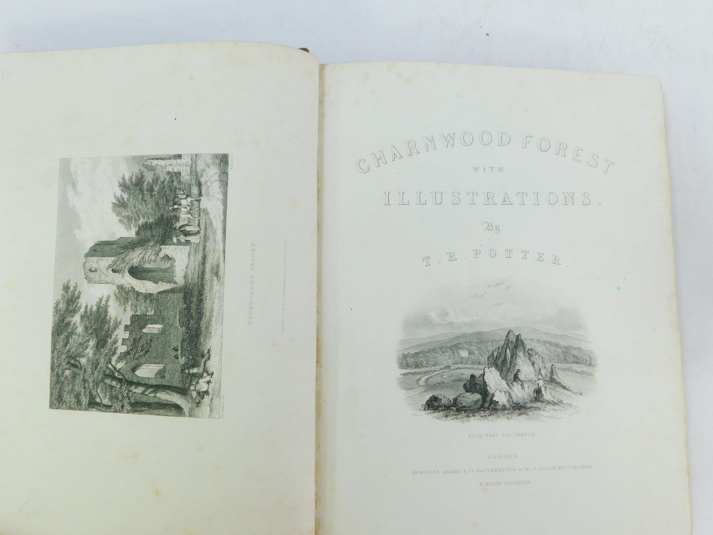 Potter (T R). The History and Antiquities of Charnwood Forest, with illustrations, published by - Image 2 of 6