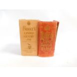 Burke's Peerage Baronetage and Knightage, 1936, bound in red cloth with gilt and Burke's Landed
