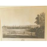 After George Tytler (British 1798-1859). A View of Stamford with figures at leisure, engraving by