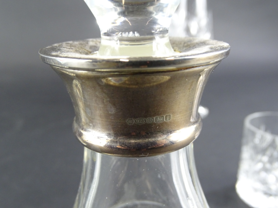 A quantity of cut glass, to include brandy glasses, champagne glasses, etc., two 19thC tumblers - Image 3 of 3