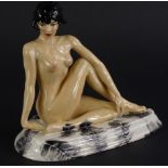 A Peggy Davies porcelain limited edition figure, designed by Andy Moss, Daughter of Daedalus, No.