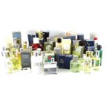 A large quantity of lady's perfumes and gent's aftershaves, some unopened, gift sets, etc.