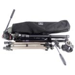 A Cobra Eclipse 320 tripod, and a Manfrotto tripod with attachment (2).