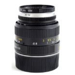 A Leica macro-elmar-m lens, 1:4/90.