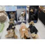 Six meerkat collectors items, comprising a limited edition Aleksander as Batman, boxed with