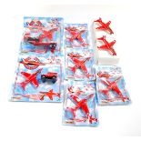 A Matchbox die cast The Red Arrows Squadron Headquarters MC-160, further set MC-24, Aeroplane and