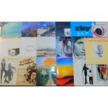 A collection of LP records, to include works by Rolling Stones., Fleetwood Mac., Queen., Moody