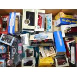 Oxford Cameo Corgi and other die cast vintage trucks, lorries, cars, etc., all boxed. (quantity)