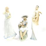 A Royal Doulton figure modelled as Charisma, Reflections Series HN3090, another modelled as