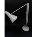 A Herbert Terry angle poise table lamp, Model 75.