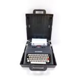 An Olivetti Lettera 37 typewriter, cased.