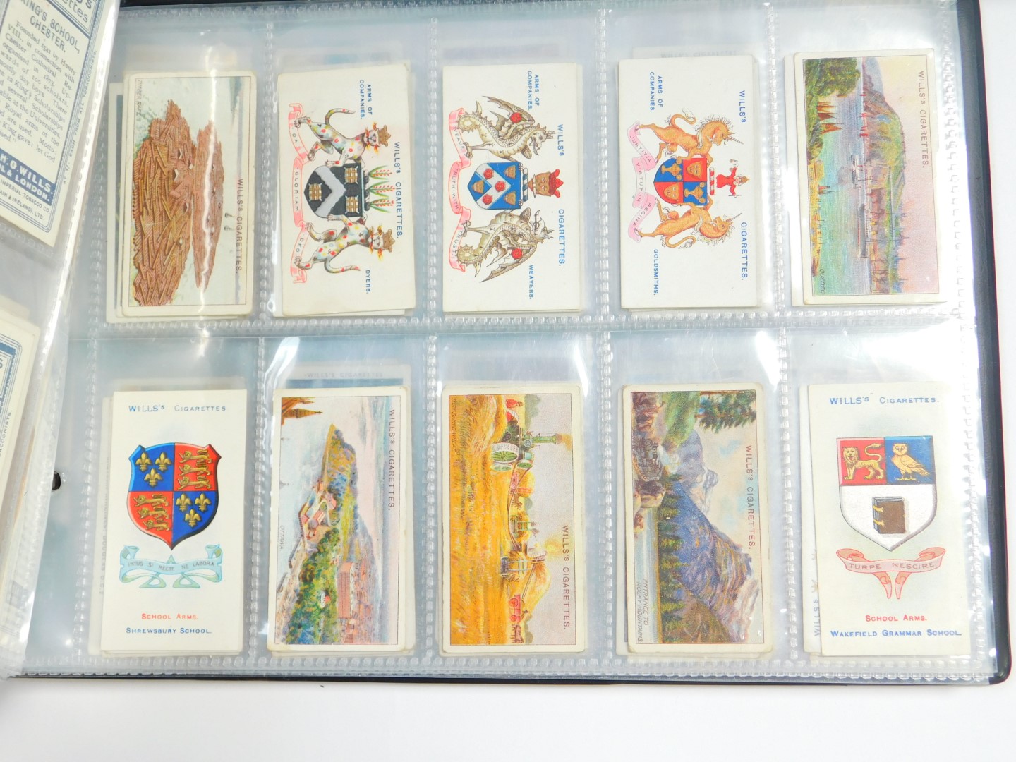 Five albums of cigarette cards, mostly part sets, including John Player Uniforms of The - Image 4 of 4