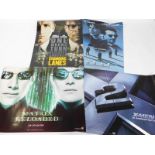Four film posters, comprising Changing Lanes, X Men II In Cinemas May 2003., The Matrix Reloaded