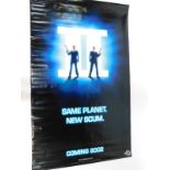 An advertising film banner Men In Black II, Same Planet New Scum, Coming 2002., 130cm x 217cm.